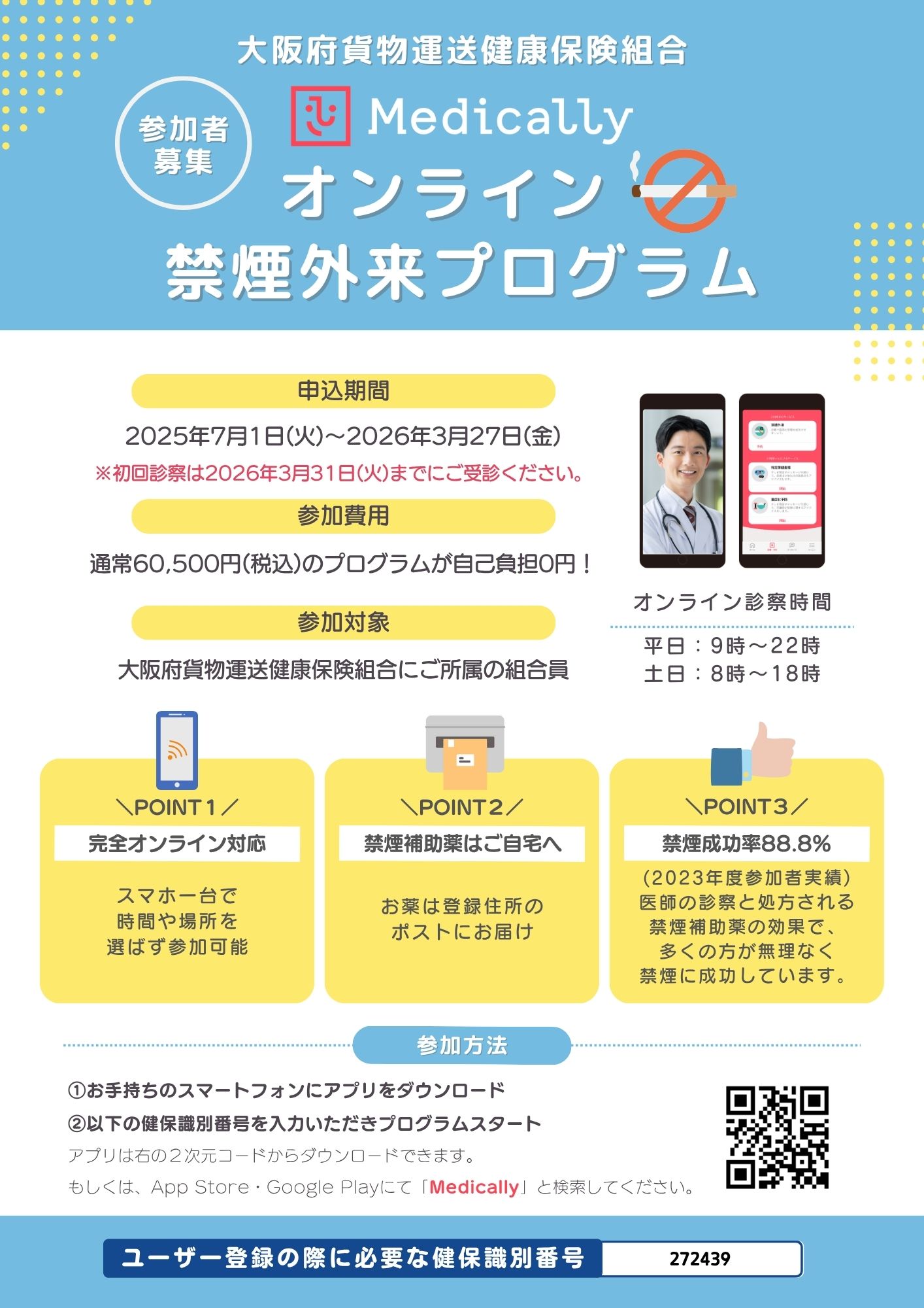 禁煙プログラム表